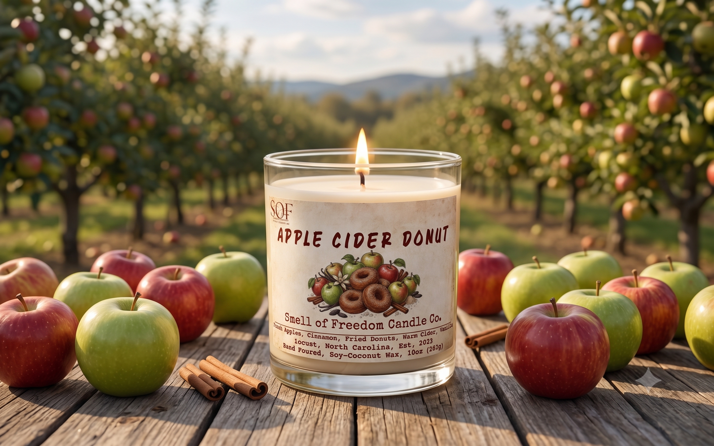 Apple Cider Donut Scented Candles