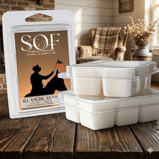 All American Swagger Flame Free Wax Melts - Smell of Freedom Candle Company