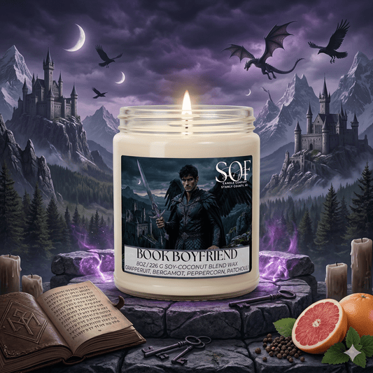Book Boyfriend Candle Collection - Smell of Freedom Candle Company