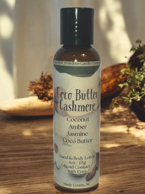 Cocoa Butter Cashmere Hand & Body Lotion - Smell of Freedom Candle Company