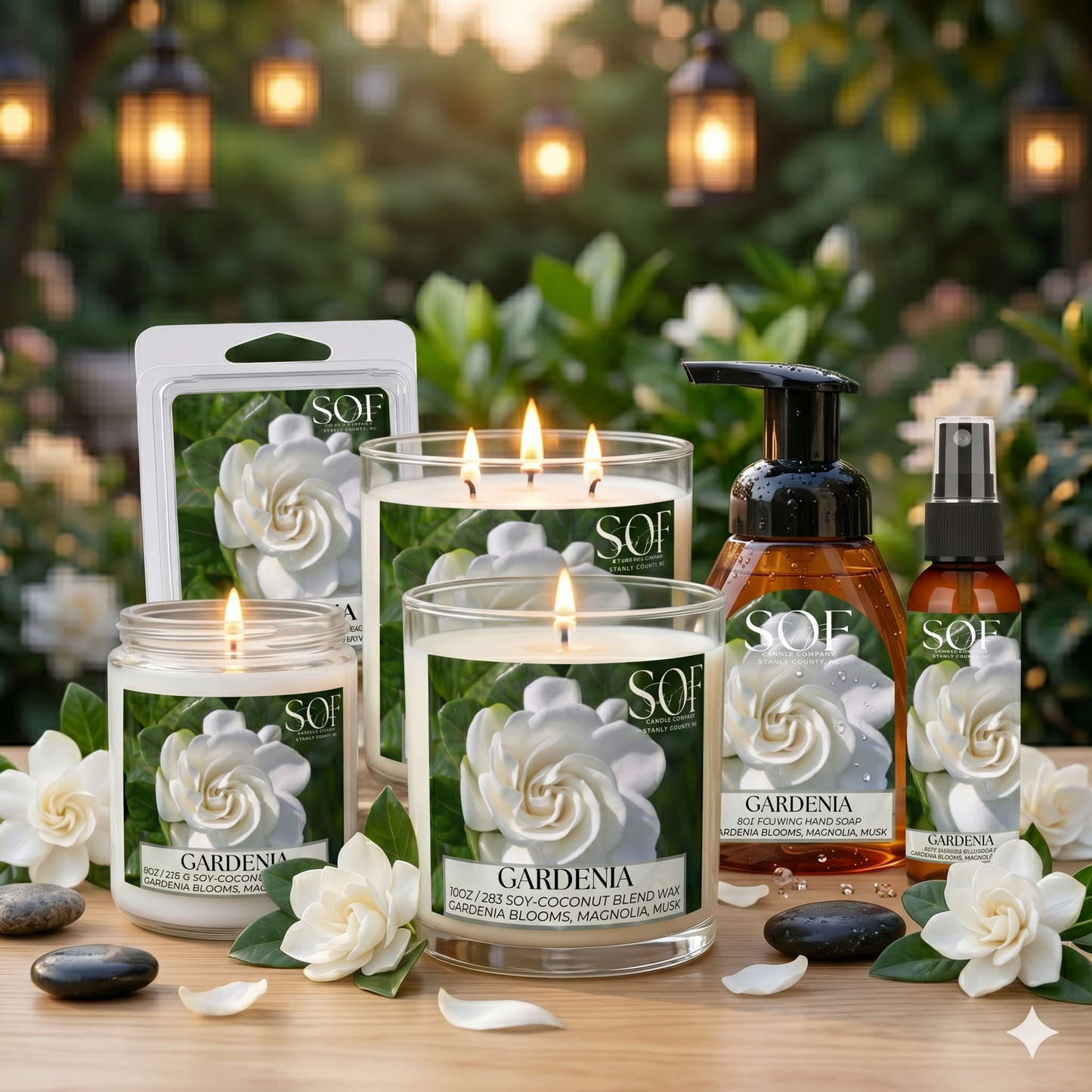 Gardenia Hand Soap - Smell of Freedom Candle Company