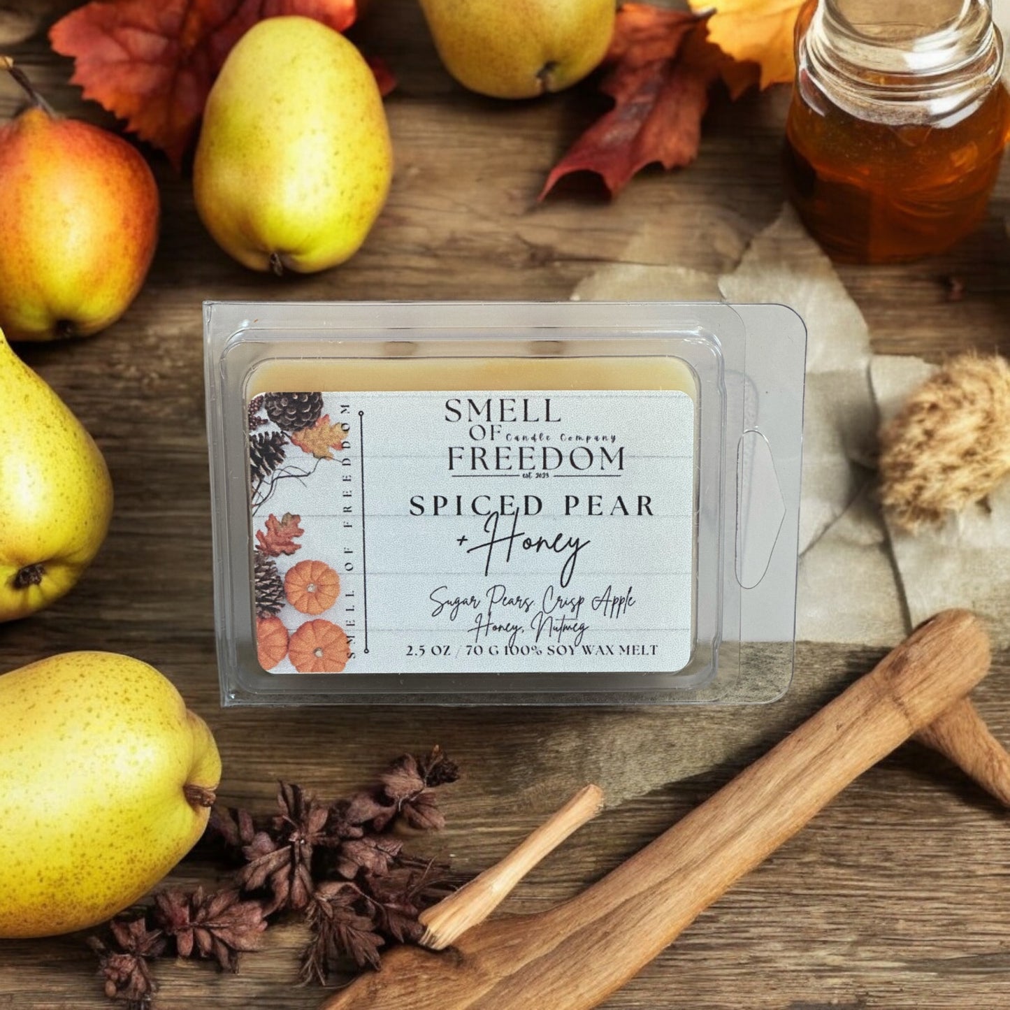 Spiced Pear + Honey Wax Melts