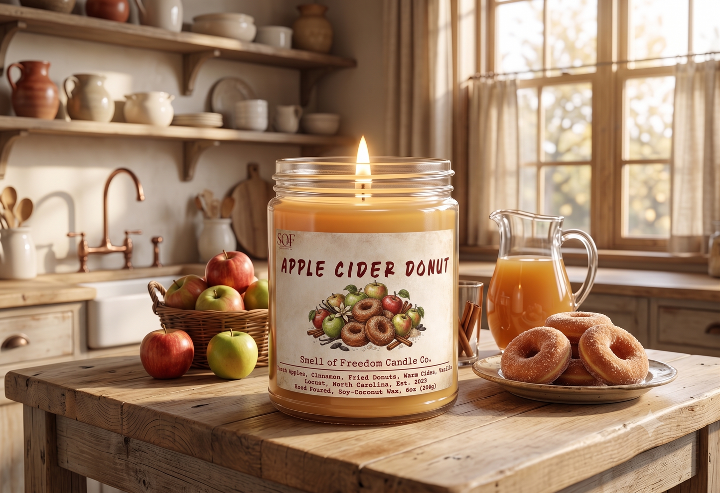 Apple Cider Donut Scented Candles