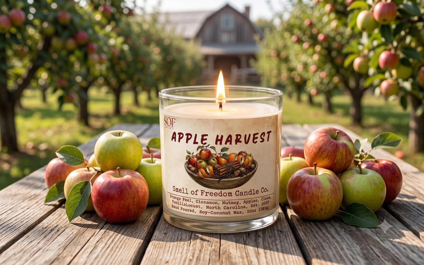 Apple Harvest Scented Candles