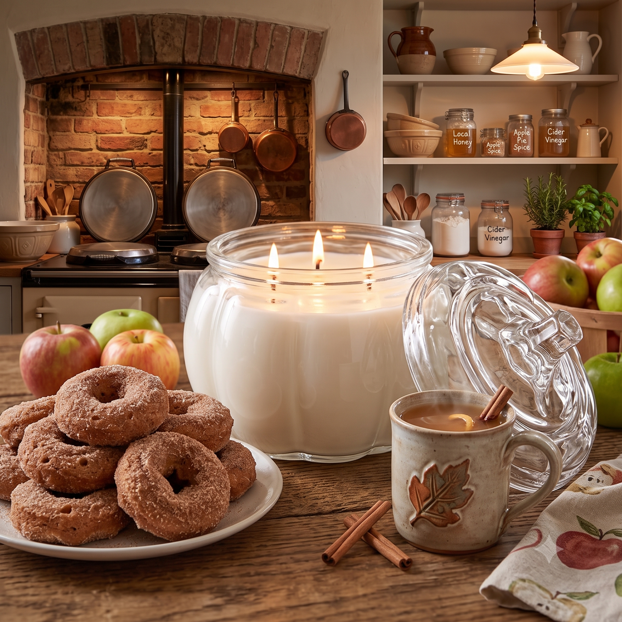 Apple Cider Donut Scented Candles