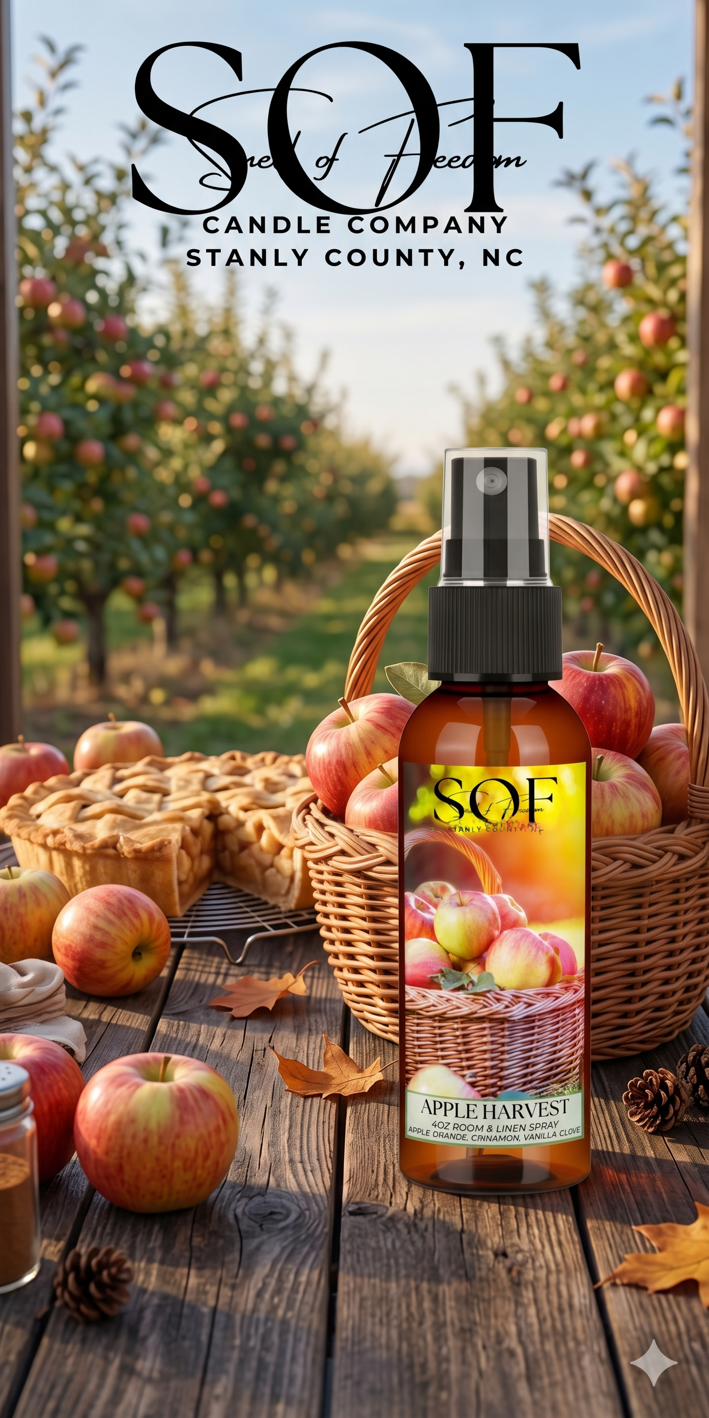 Apple Harvest Room  Linen Spray