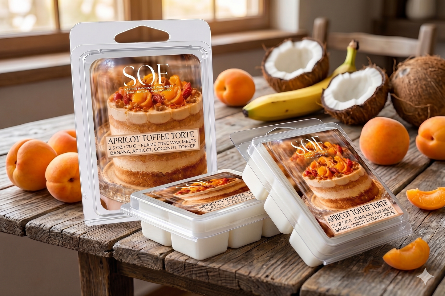 Apricot Toffee Torte Flame Free Wax