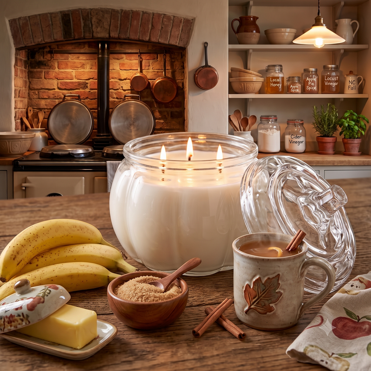 Brown Sugar Banana Brulée Scented Candles