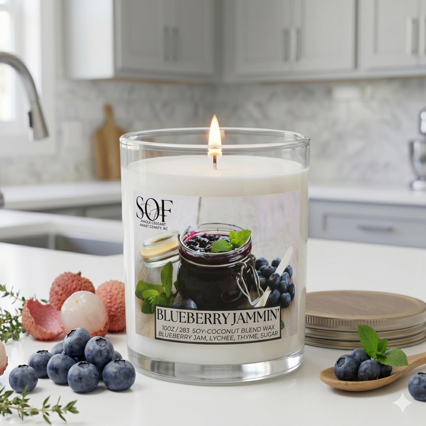 Blueberry Jammin' Candle Collection
