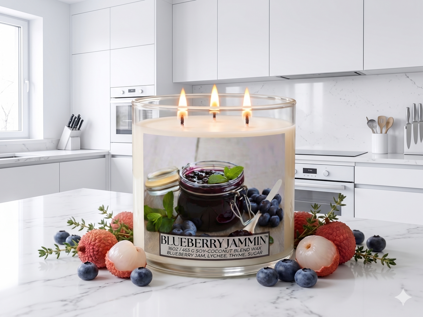 Blueberry Jammin' Candle Collection