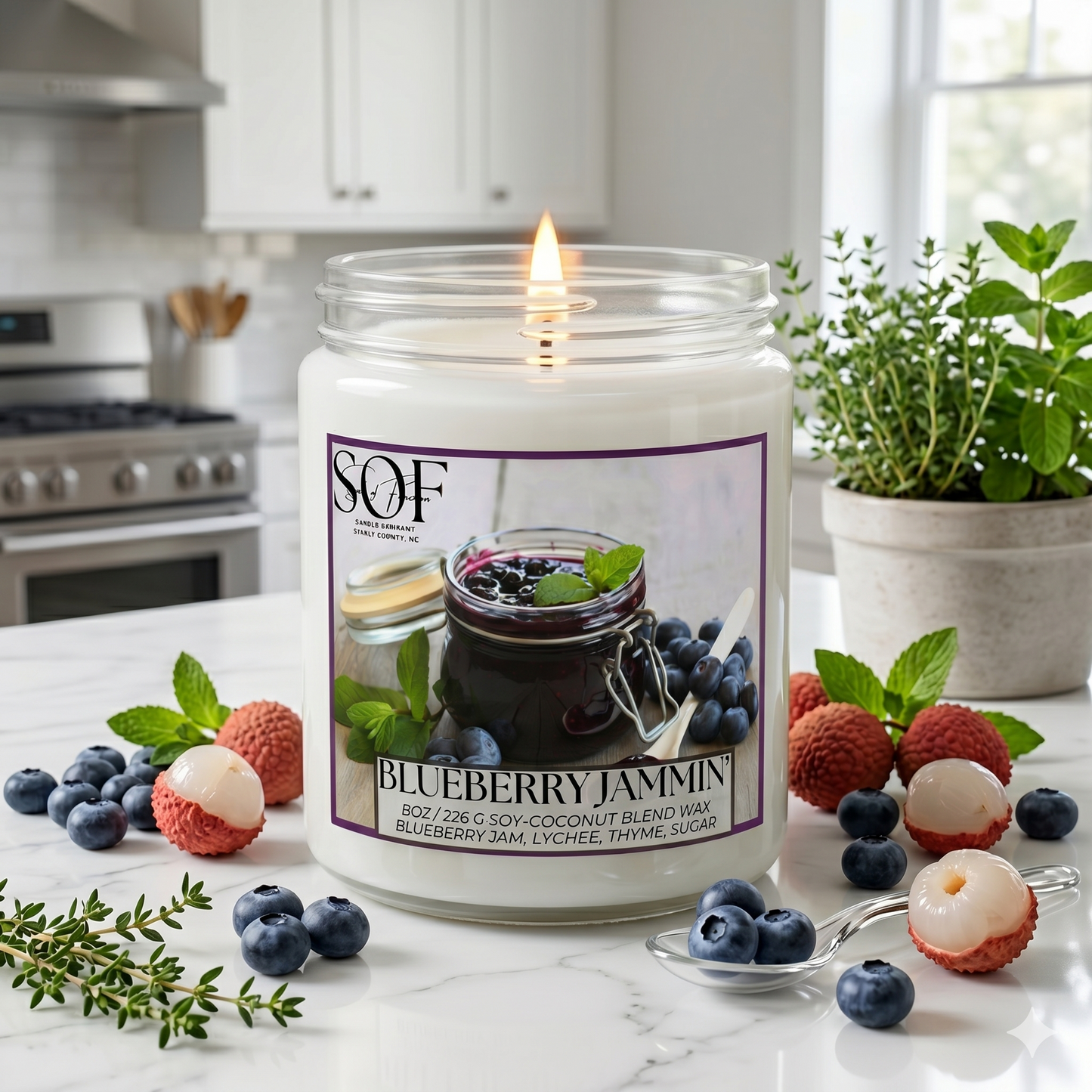 Blueberry Jammin' Candle Collection