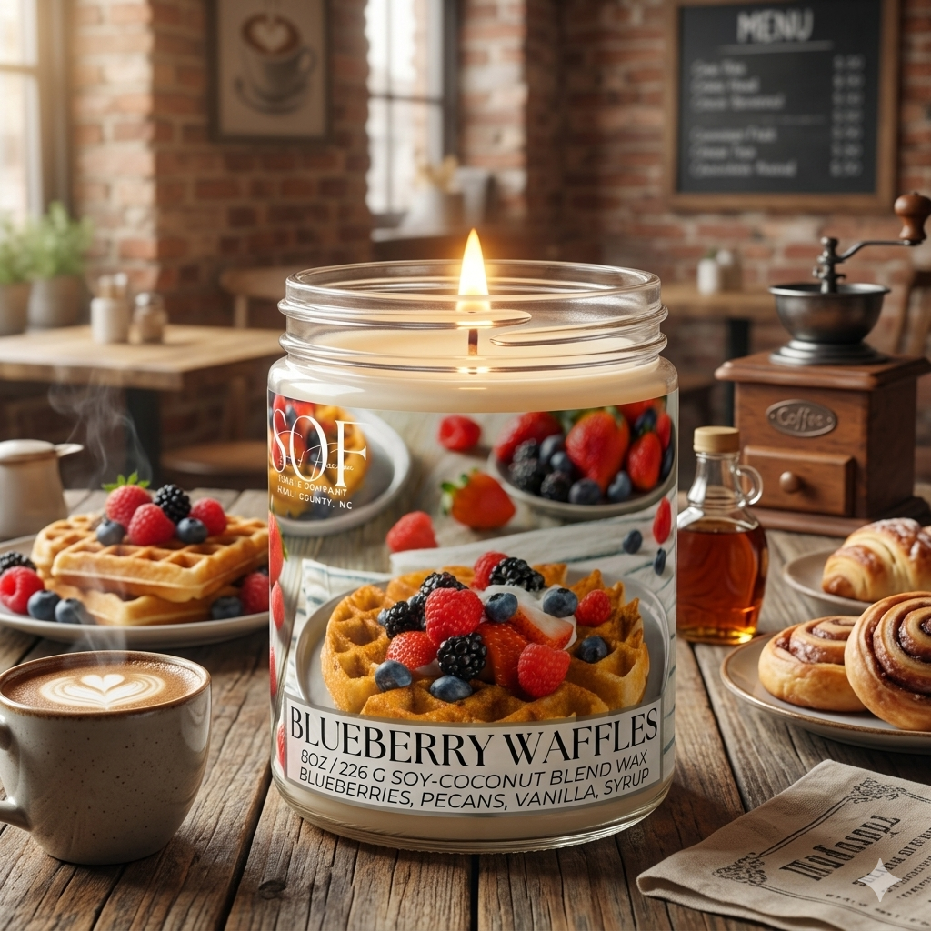 Blueberry Waffles Candle Collection