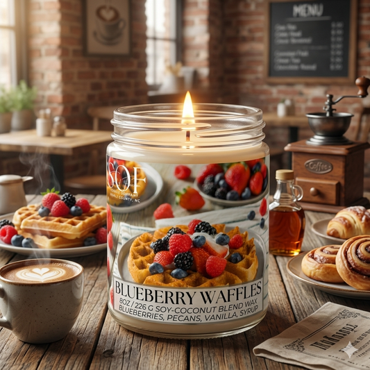Blueberry Waffles Candle Collection