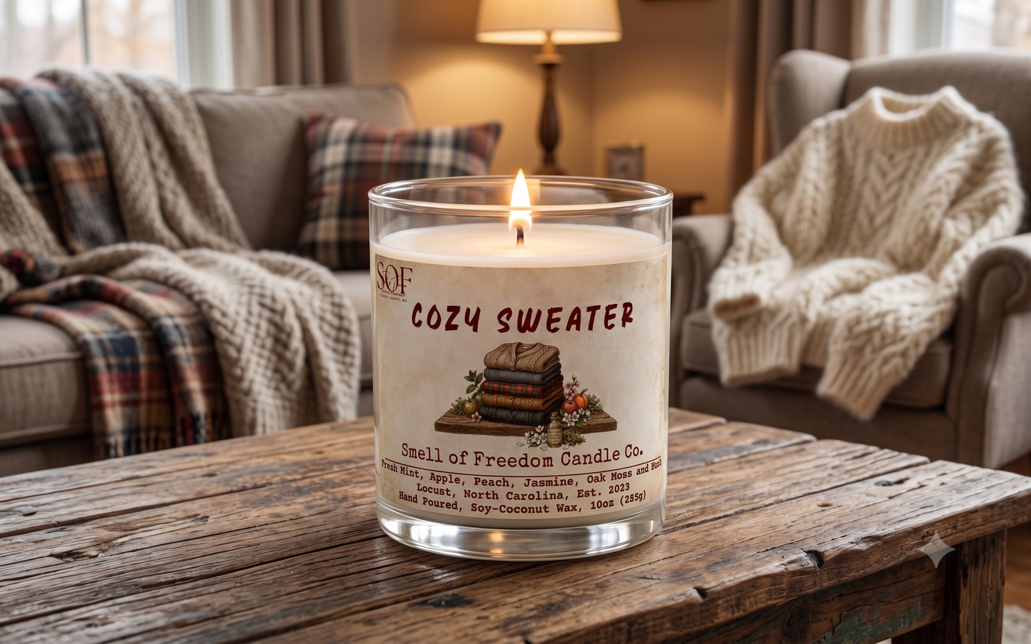 Cozy Sweater Scented Candles