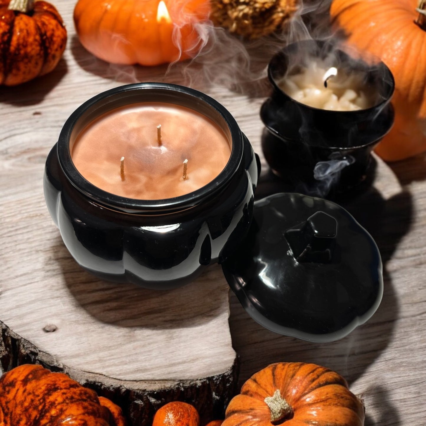 Limited Edition Fall Pumpkin Glass Jar