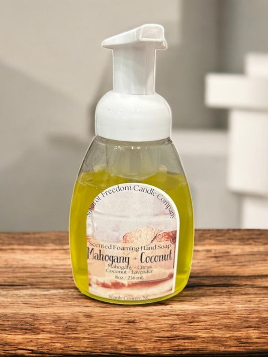 Mahogany + Coconut Foaming Hand Soap