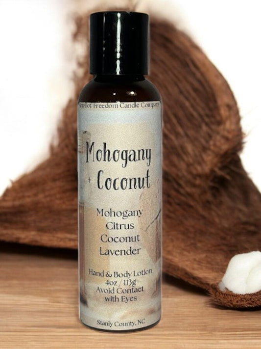 Mahogany + Coconut Hand & Body Lotion