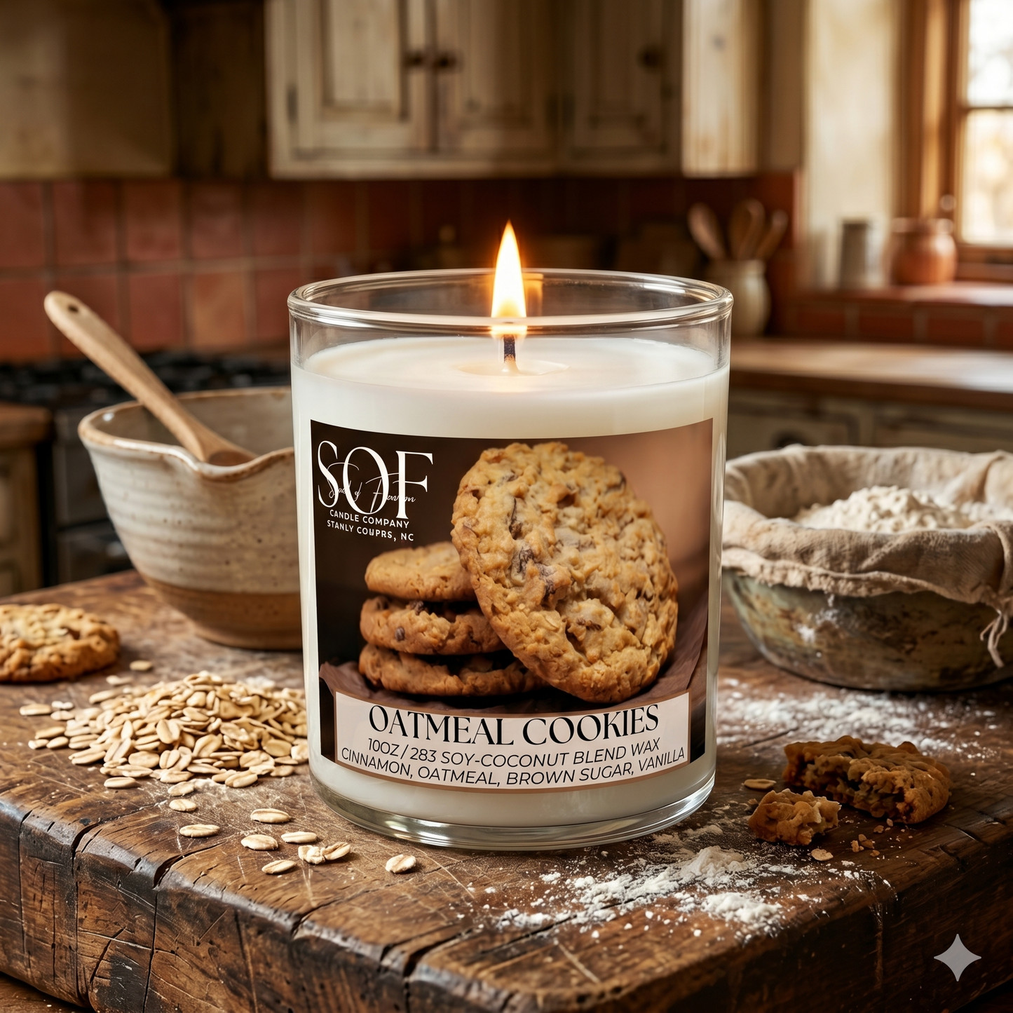 Oatmeal Cookies Candle Collection