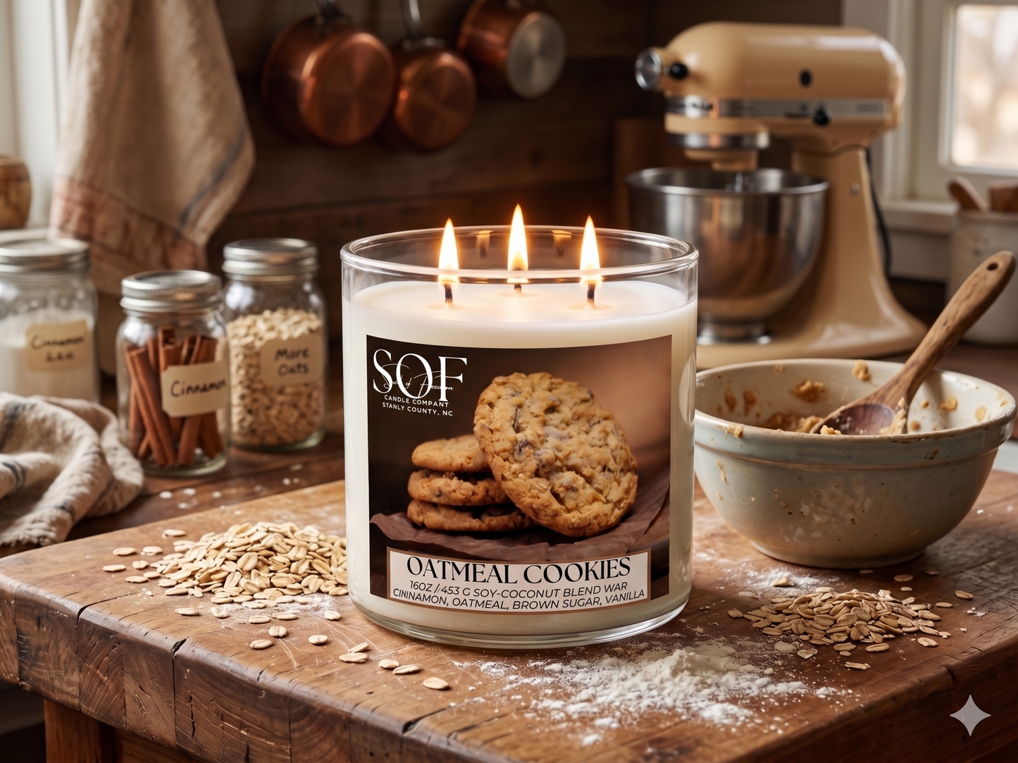 Oatmeal Cookies Candle Collection