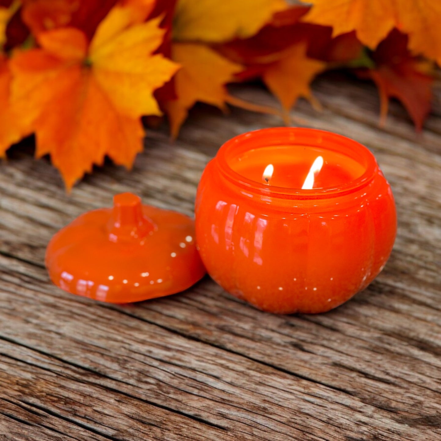 Limited Edition Fall Pumpkin Glass Jar