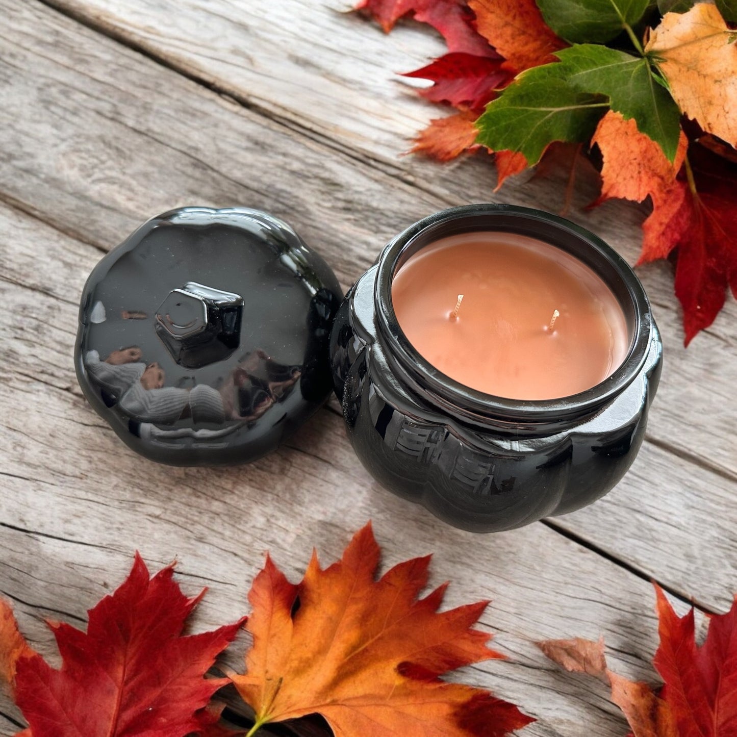 Limited Edition Fall Pumpkin Glass Jar