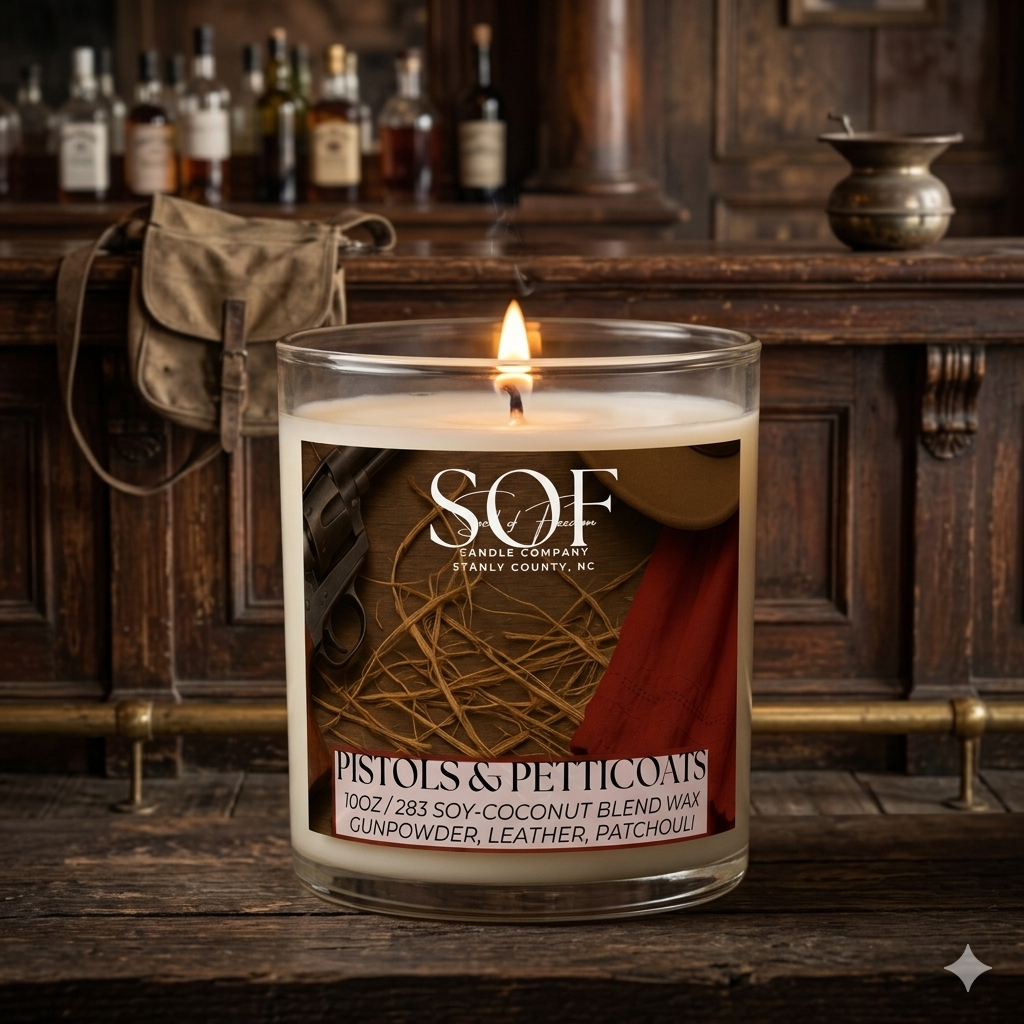 Pistols and Petticoats Candle Collection