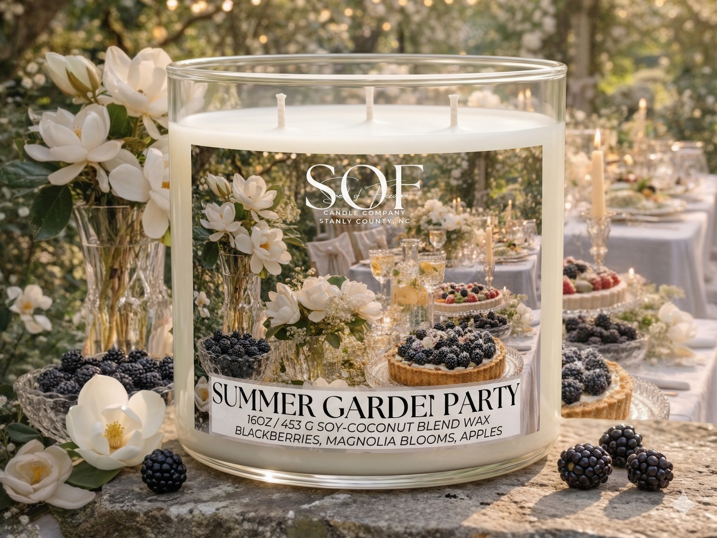 Summer Garden Party Candle Collection