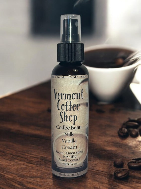 Vermont Coffee Shop Room & Linen Spray