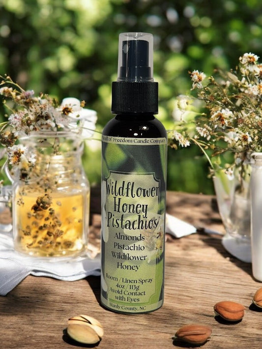 Wildflower Honey + Pistachio Room & Linen Spray