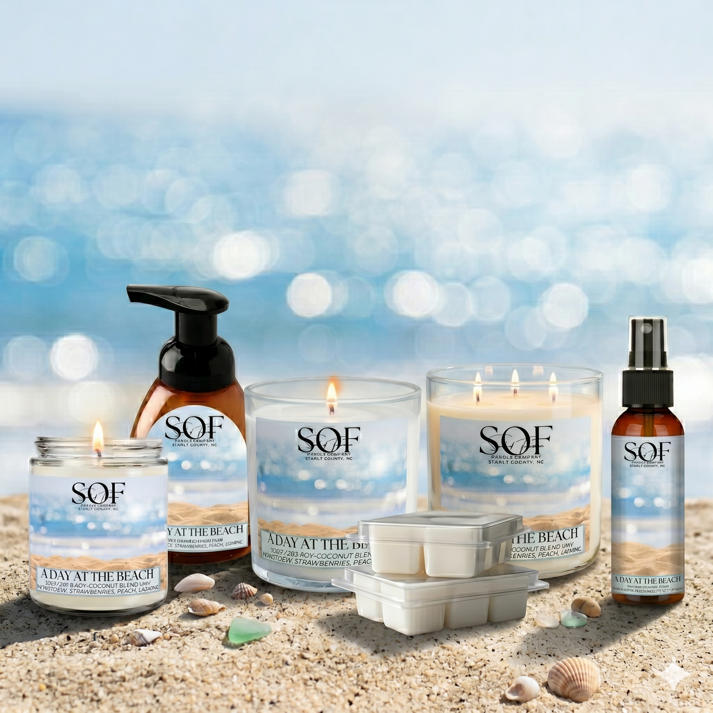 A Day at the Beach Hand Soap - Smell of Freedom Candle Company
