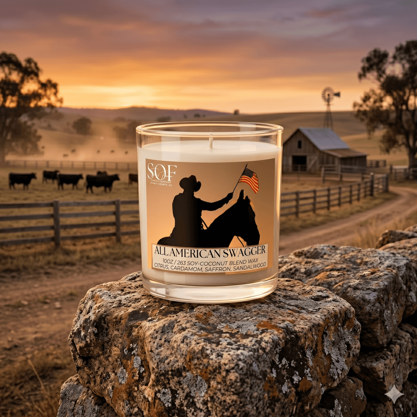 All American Swagger Candle Collection - Smell of Freedom Candle Company