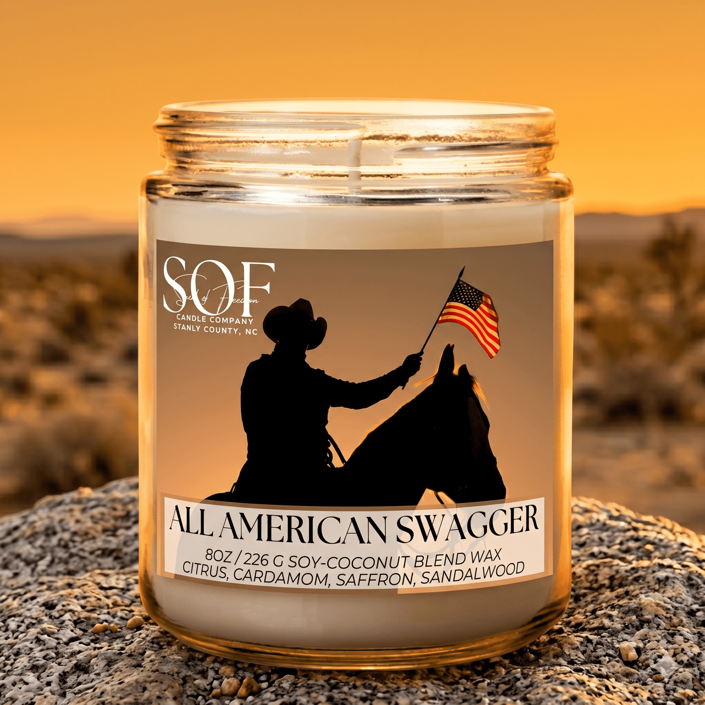 All American Swagger Candle Collection - Smell of Freedom Candle Company