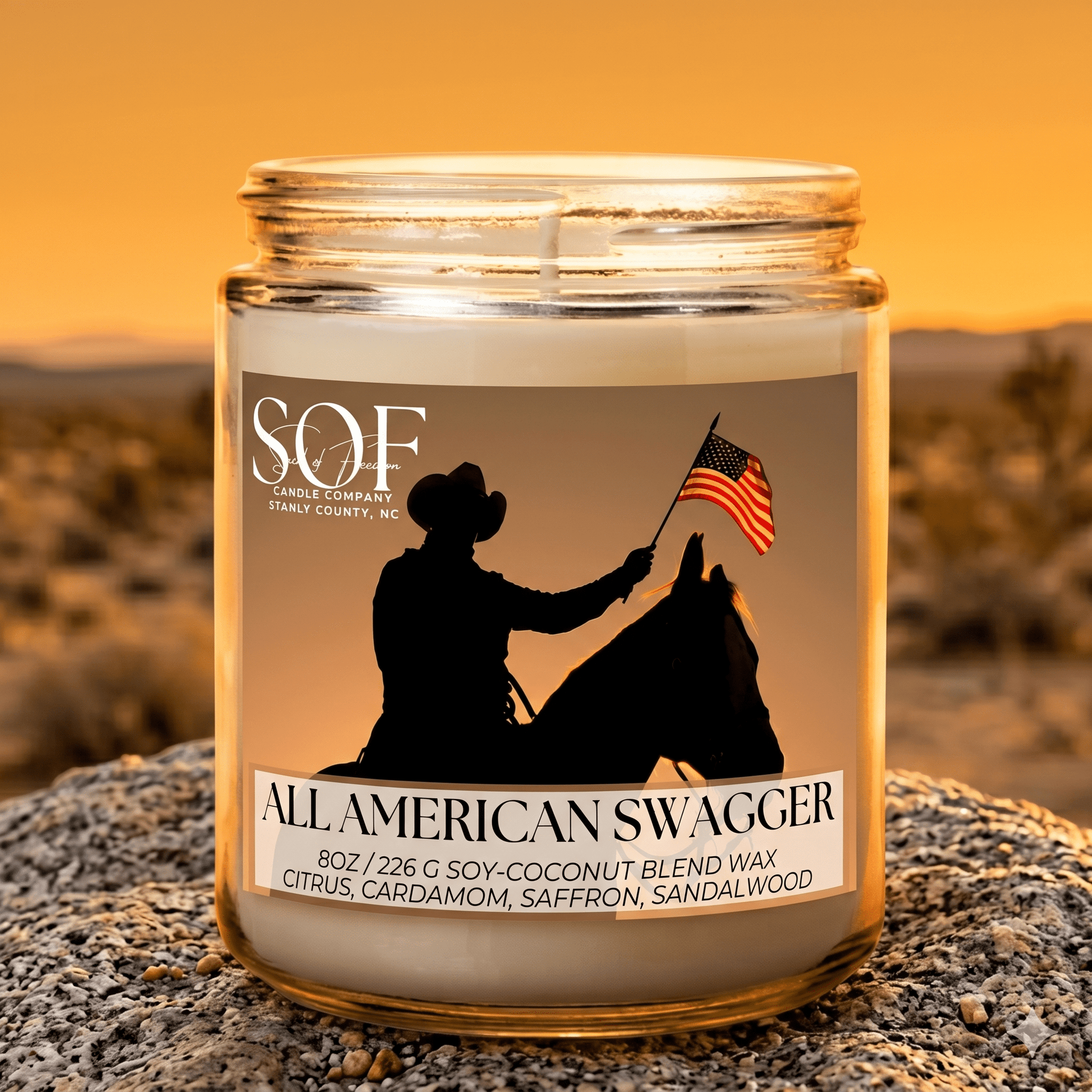 All American Swagger Candle Collection - Smell of Freedom Candle Company