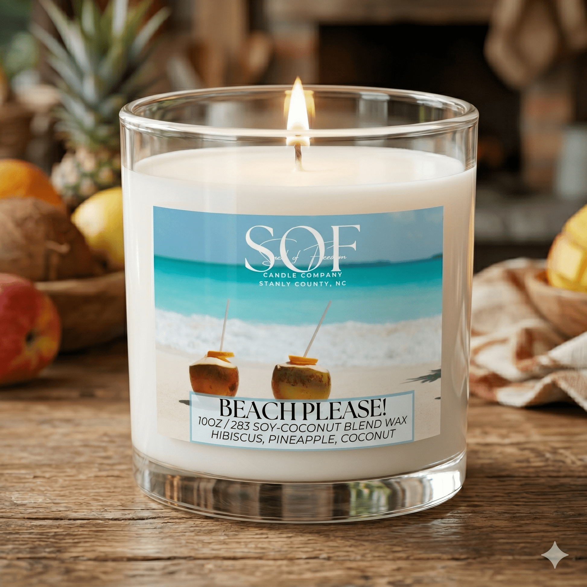 Beach Please! Candle Collection - Smell of Freedom Candle Company