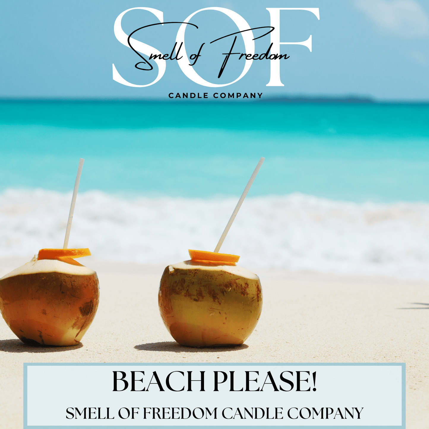 Beach, Please! Hand Soap - Smell of Freedom Candle Company