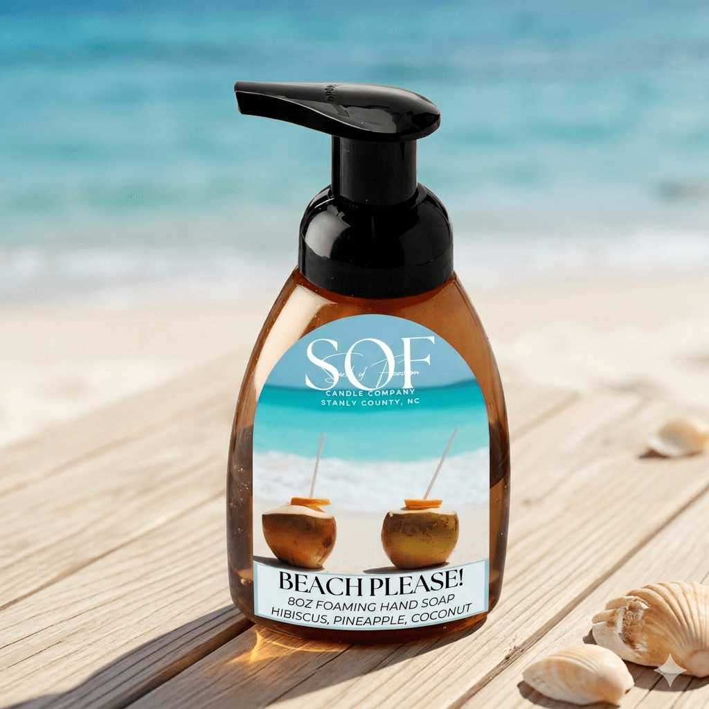Beach, Please! Hand Soap - Smell of Freedom Candle Company