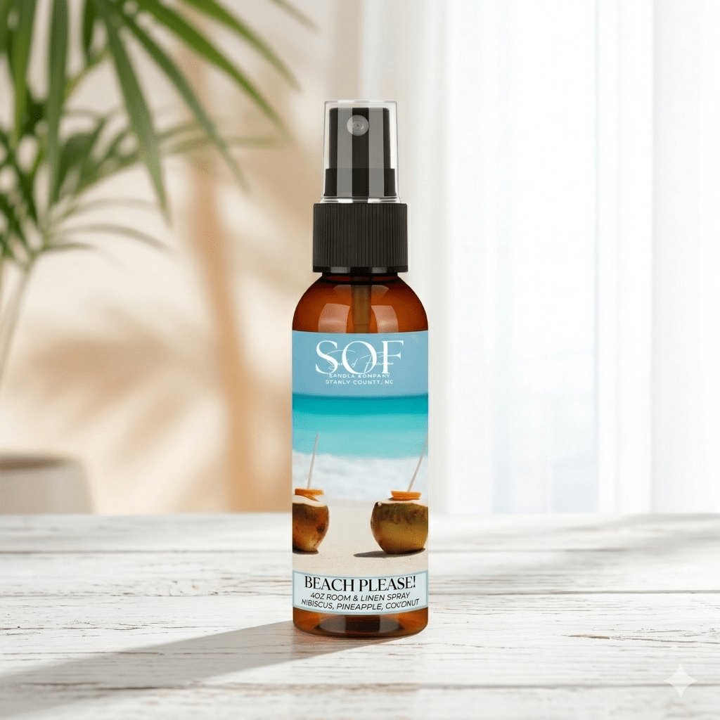 Beach, Please! Room & Linen - Smell of Freedom Candle Company