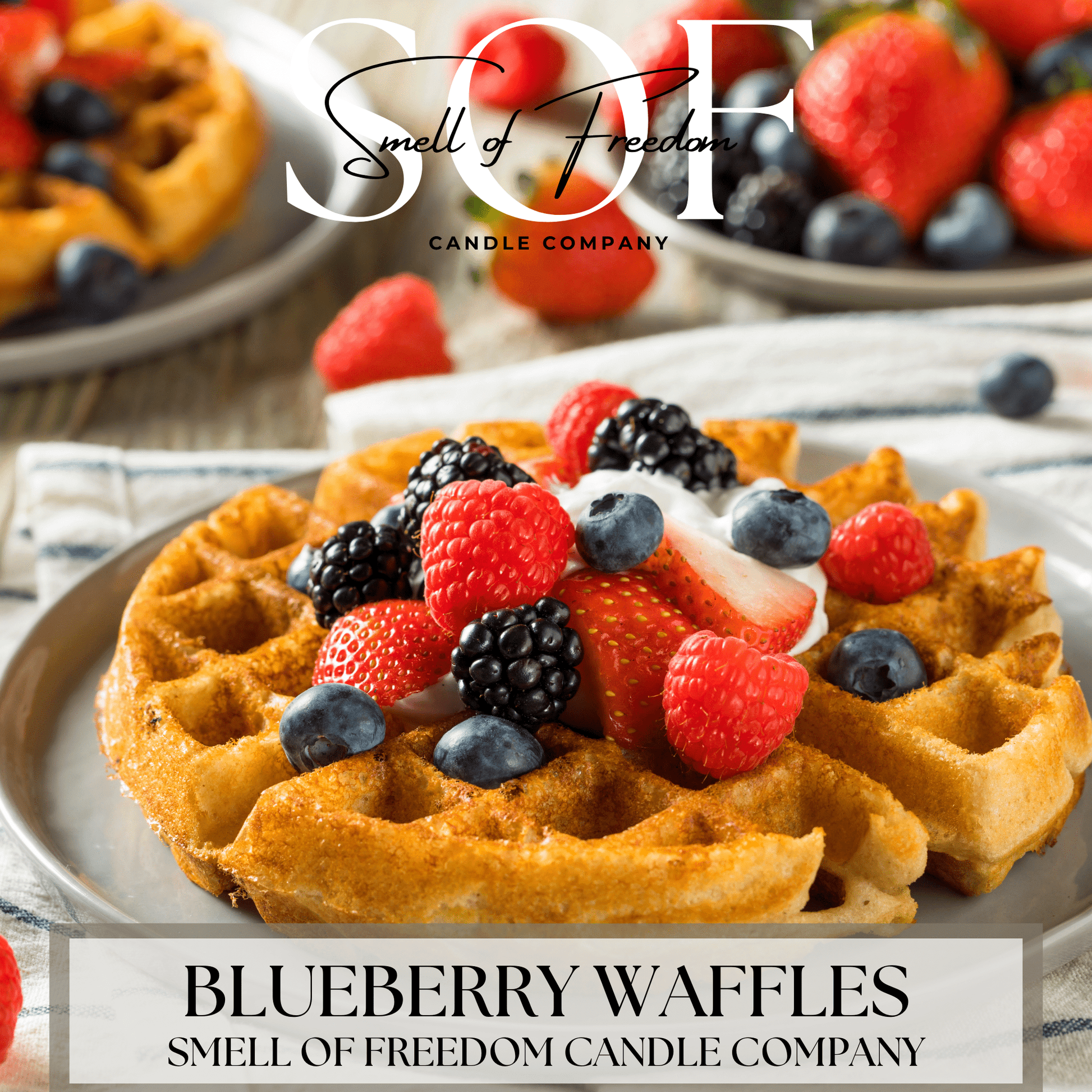 Blueberry Waffles Fragrance Collection - Smell of Freedom Candle Company