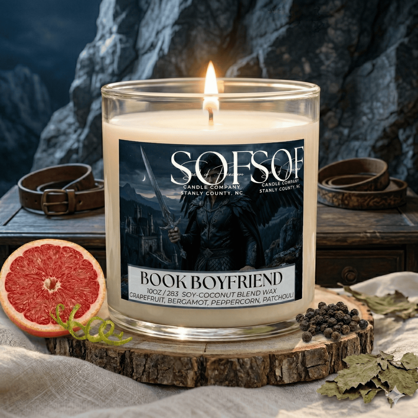 Book Boyfriend Candle Collection - Smell of Freedom Candle Company