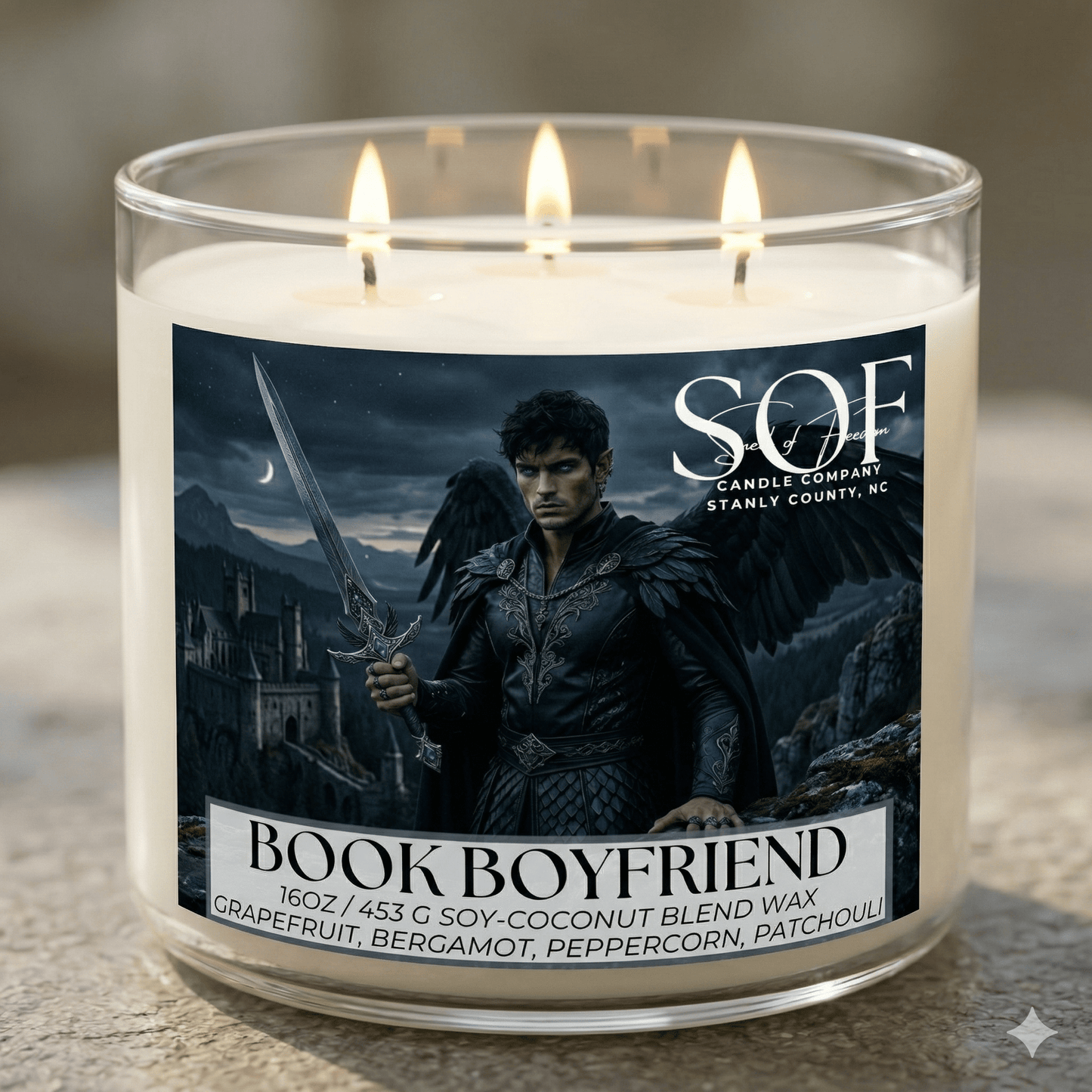 Book Boyfriend Candle Collection - Smell of Freedom Candle Company