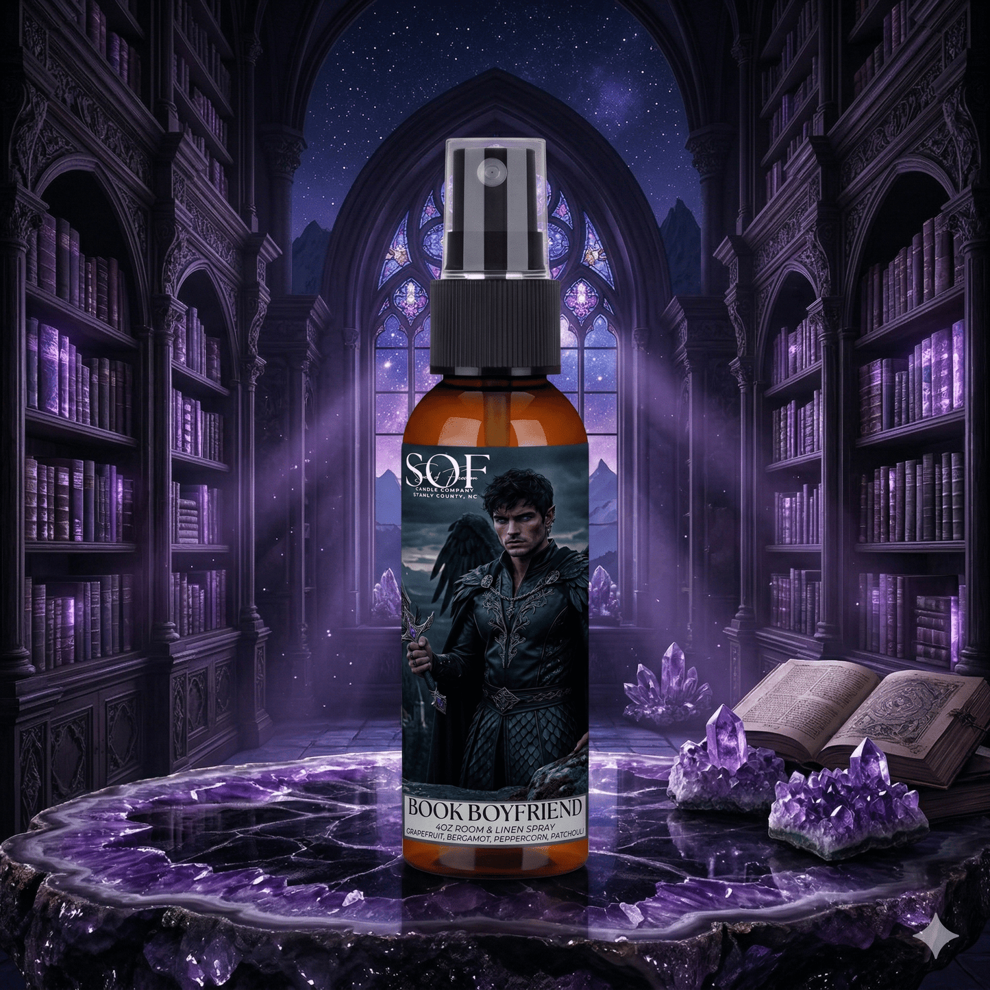 Book Boyfriend Room & Linen Spray - Smell of Freedom Candle Company