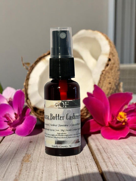 Cocoa Butter Cashmere Fine Mist Body Spray - Smell of Freedom Candle Company