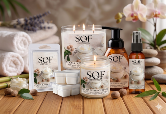 Cocoa Butter Cashmere Fragrance Collection - Smell of Freedom Candle Company