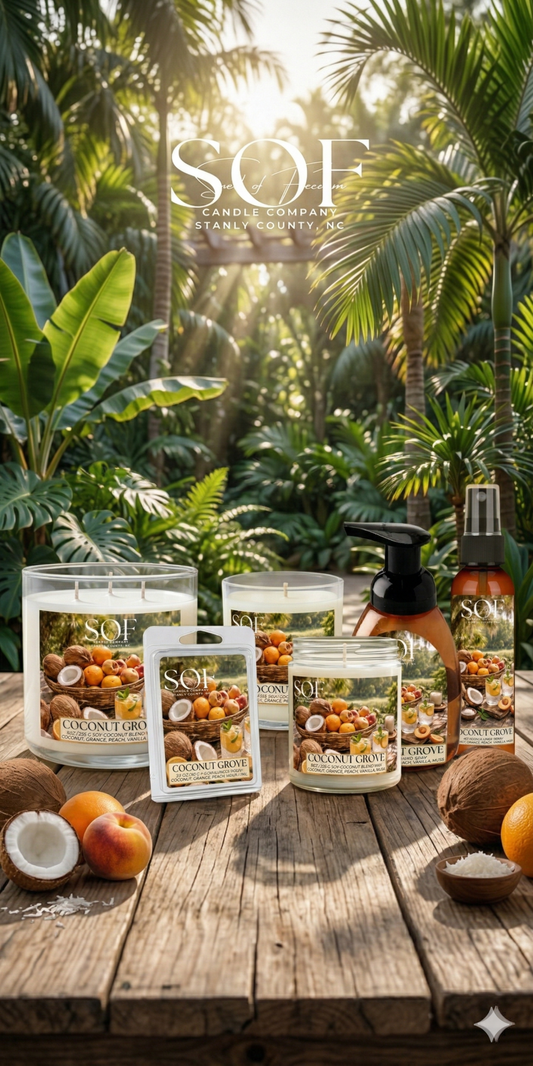 Coconut Grove Complete Fragrance Collection - Smell of Freedom Candle Company