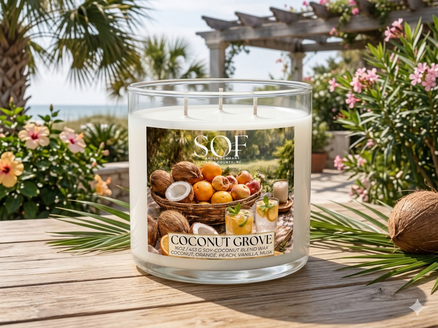 Coconut Grove Complete Fragrance Collection - Smell of Freedom Candle Company