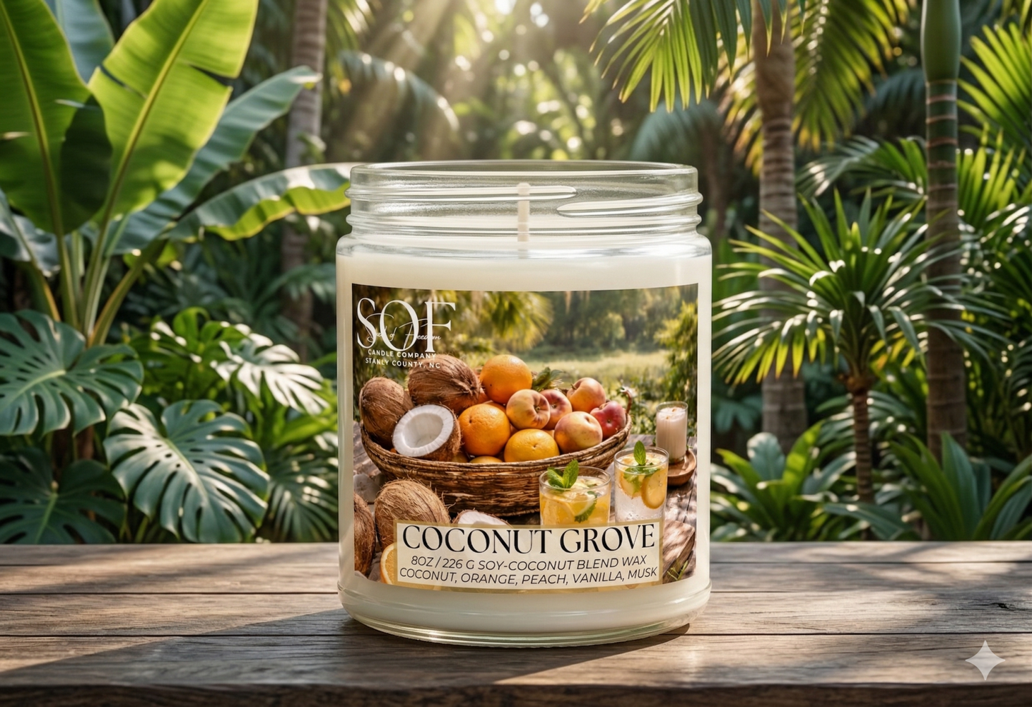 Coconut Grove Complete Fragrance Collection - Smell of Freedom Candle Company
