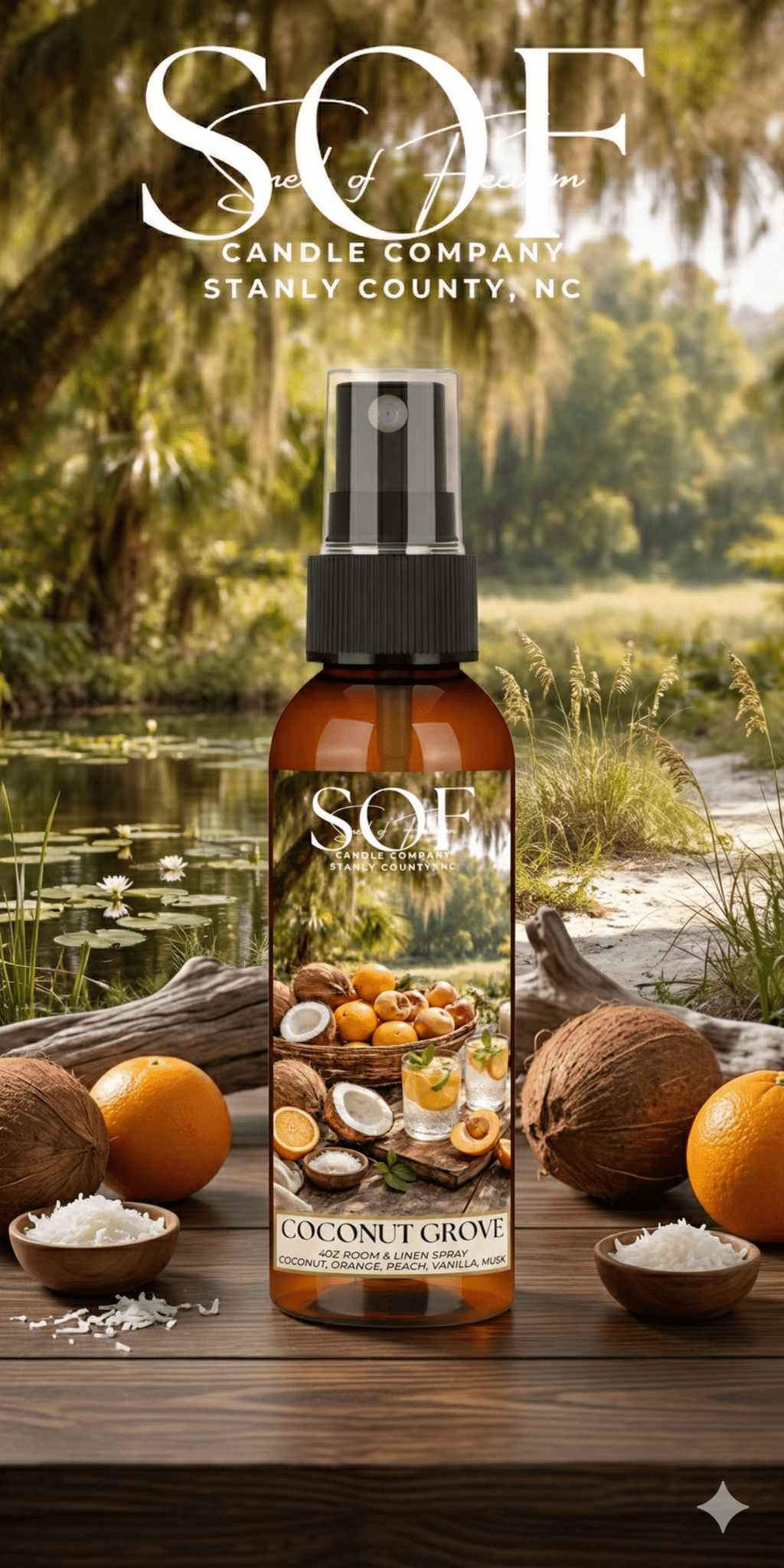 Coconut Grove Complete Fragrance Collection - Smell of Freedom Candle Company