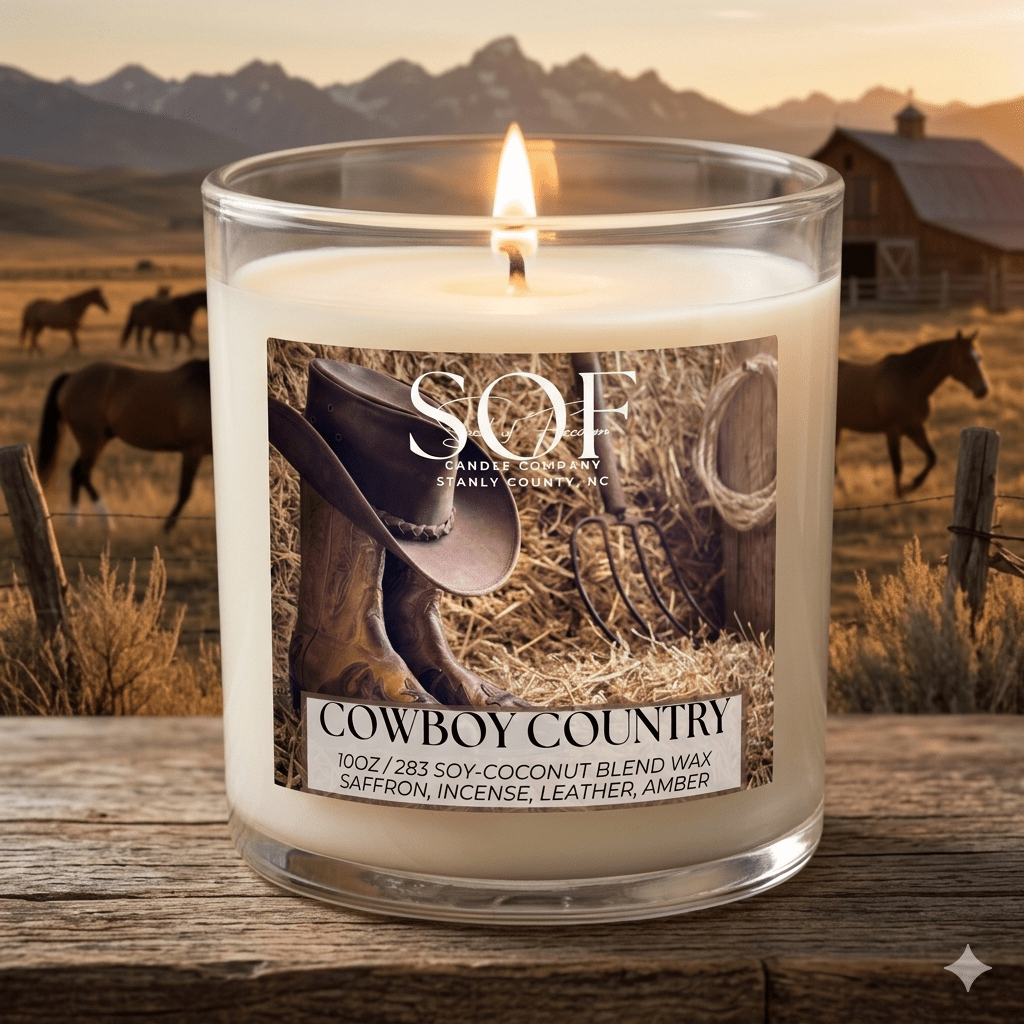 Cowboy Country Candle Collection - Smell of Freedom Candle Company