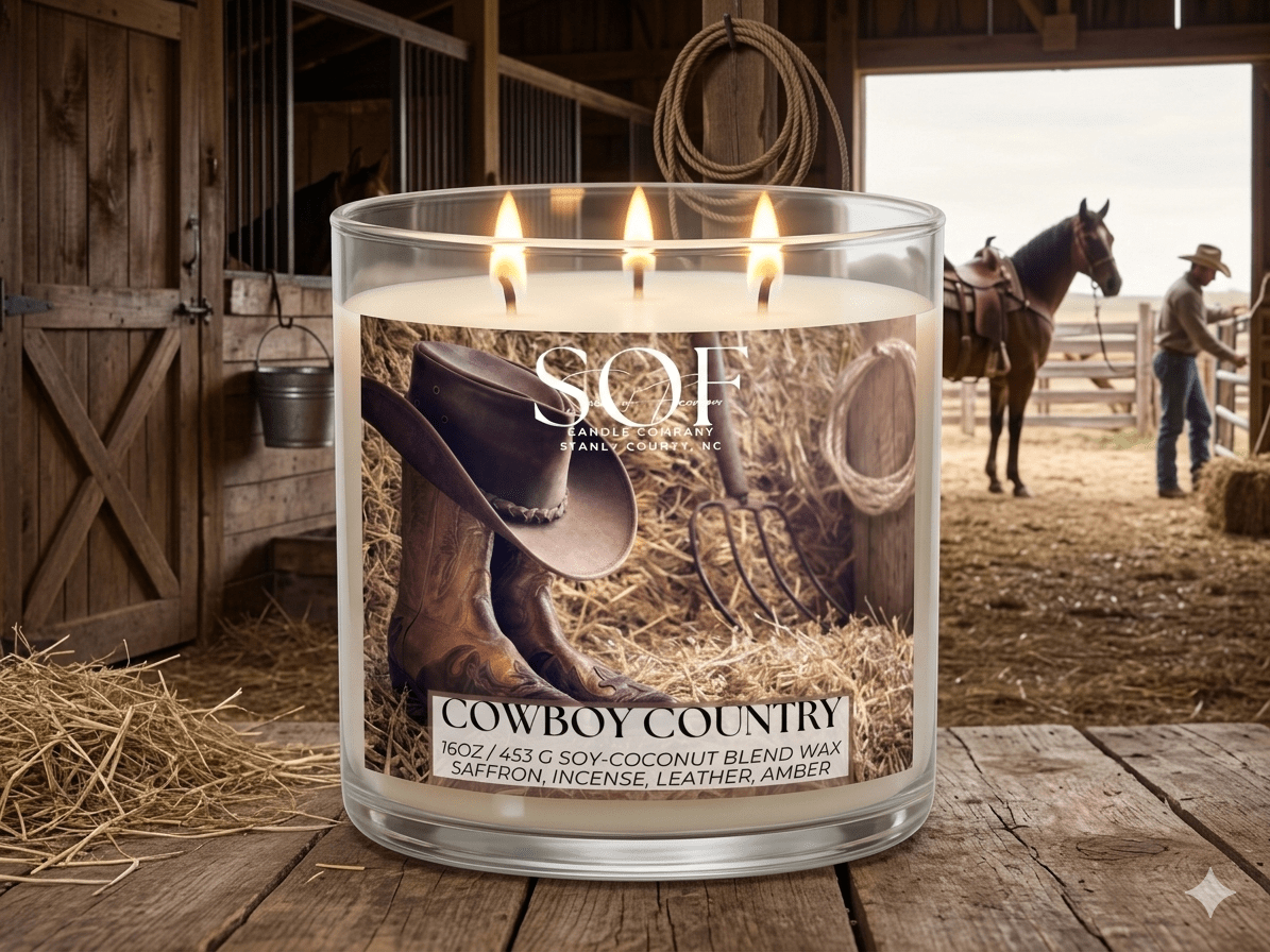 Cowboy Country Candle Collection - Smell of Freedom Candle Company