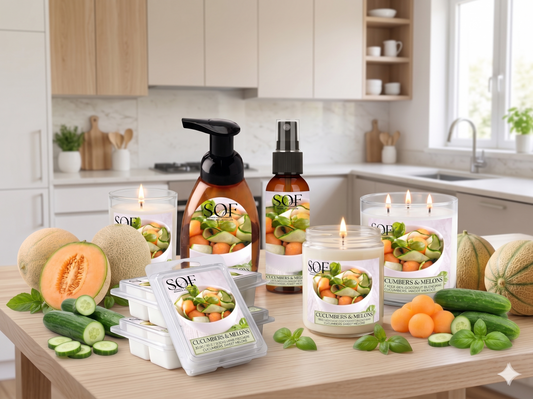 Cucumbers & Melons Fragrance Collection - Smell of Freedom Candle Company